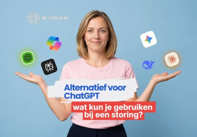 Alternatief voor ChatGPT bij storing voor beginners