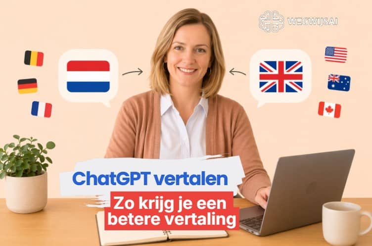 Sanne gebruikt ChatGPT om een tekst rustig en duidelijk te vertalen