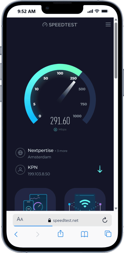 ChatGPT werkt niet op telefoon? Twijfel je over je internet? Doe dan een speedtest.