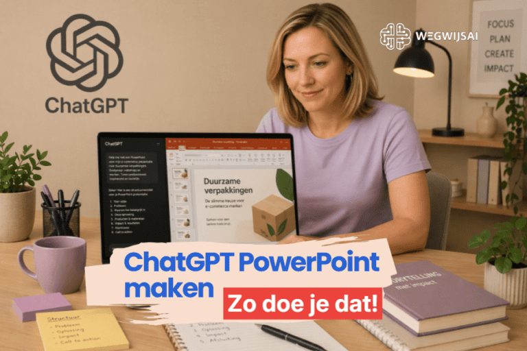 ChatGPT PowerPoint maken met duidelijke dia’s en prompts voor beginners