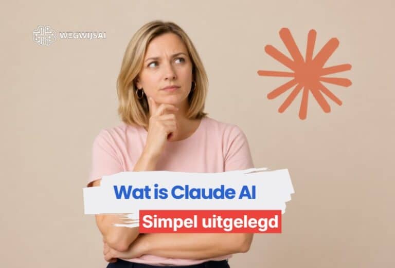 Sanne kijkt naar het Claude AI logo en vraagt zich af wat Claude AI is