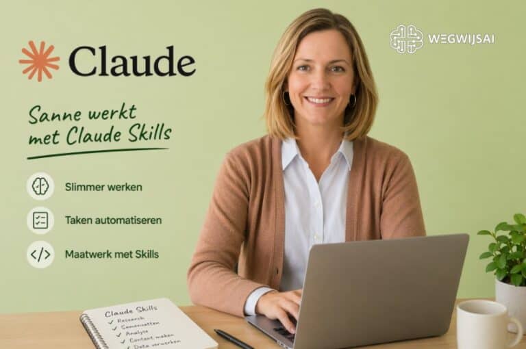 Illustratie van Claude Skills — herbruikbare instructies die terugkerende AI-taken automatiseren