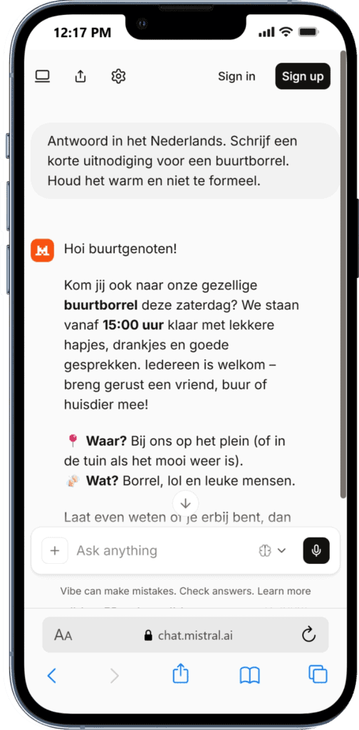 Buurtplatform WegwijsAI voor lokale communicatie en buurtverbindingen.
