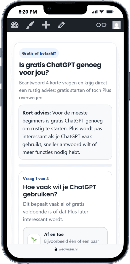 ChatGPT pro abonnement