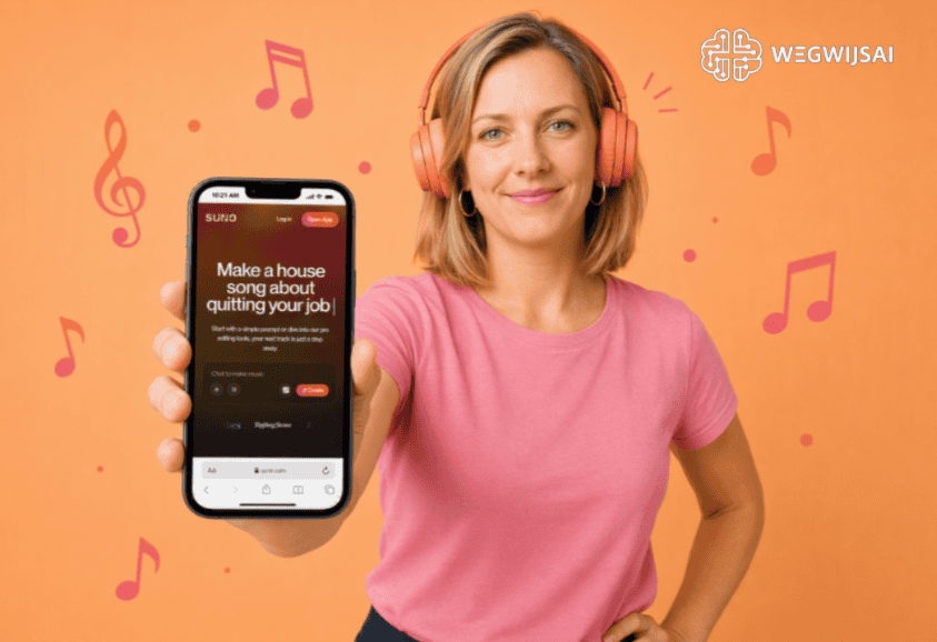 Liedje maken met Suno Sanne maakt muziek met Suno
