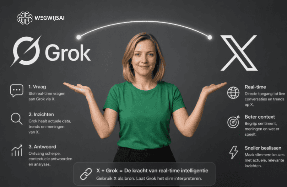 Grok koppeling X Sanne laat het zien.