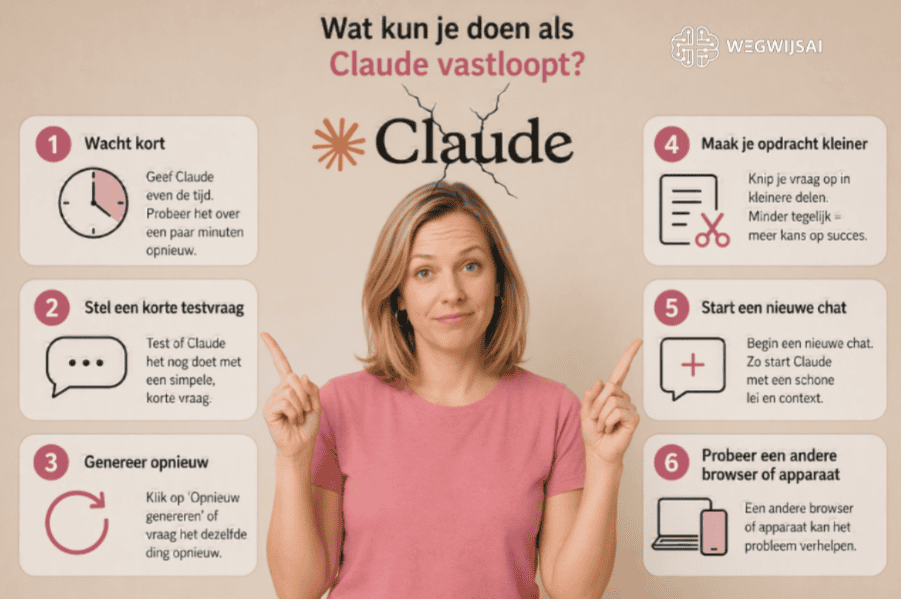 Claude loopt vast dit kun je doen