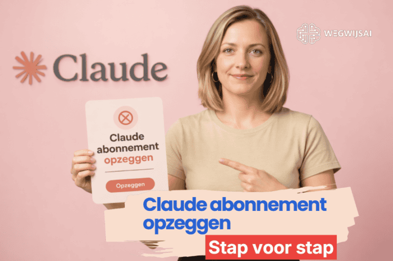 Claude abonnement opzeggen door Sanne