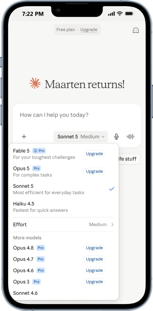 WegwijsAI interface met AI-modellen voor diverse taken.