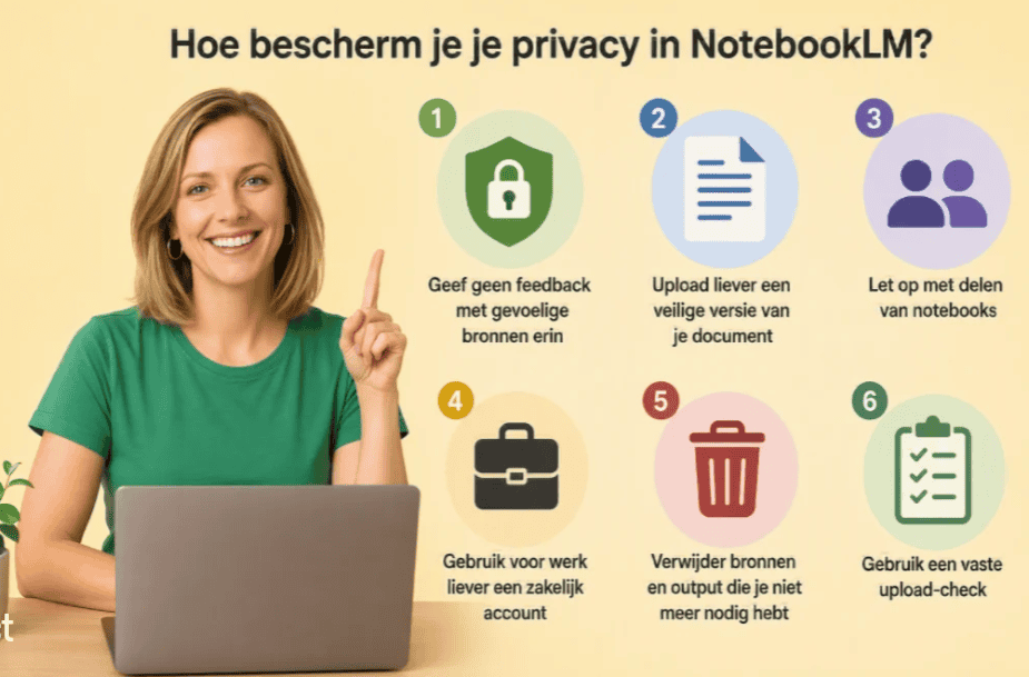Hoe bescherm je je privacy in NotebookLM? Tips en stappen.