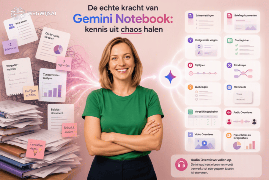 Gemini Notebook helpt chaos te beheersen met AI-ondersteuning.