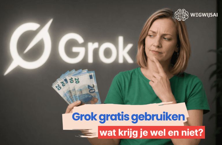 Sanne twijfelt of Grok gratis genoeg is en kijkt naar gratis en betaalde AI-opties