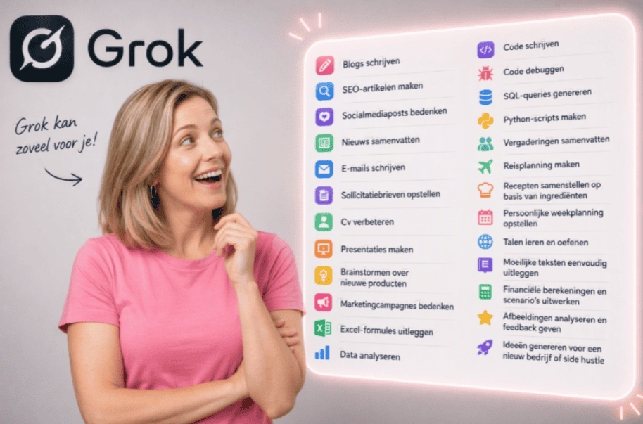 Sanne 25 voorbeelden Grok