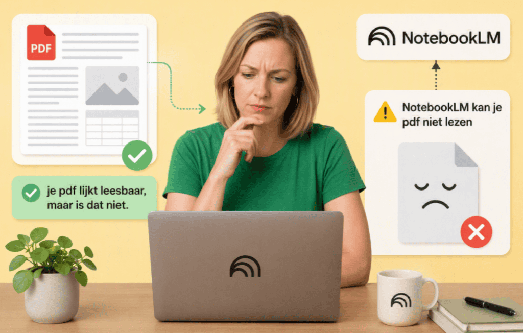 NotebookLM werkt niet uitleg door Sanne
