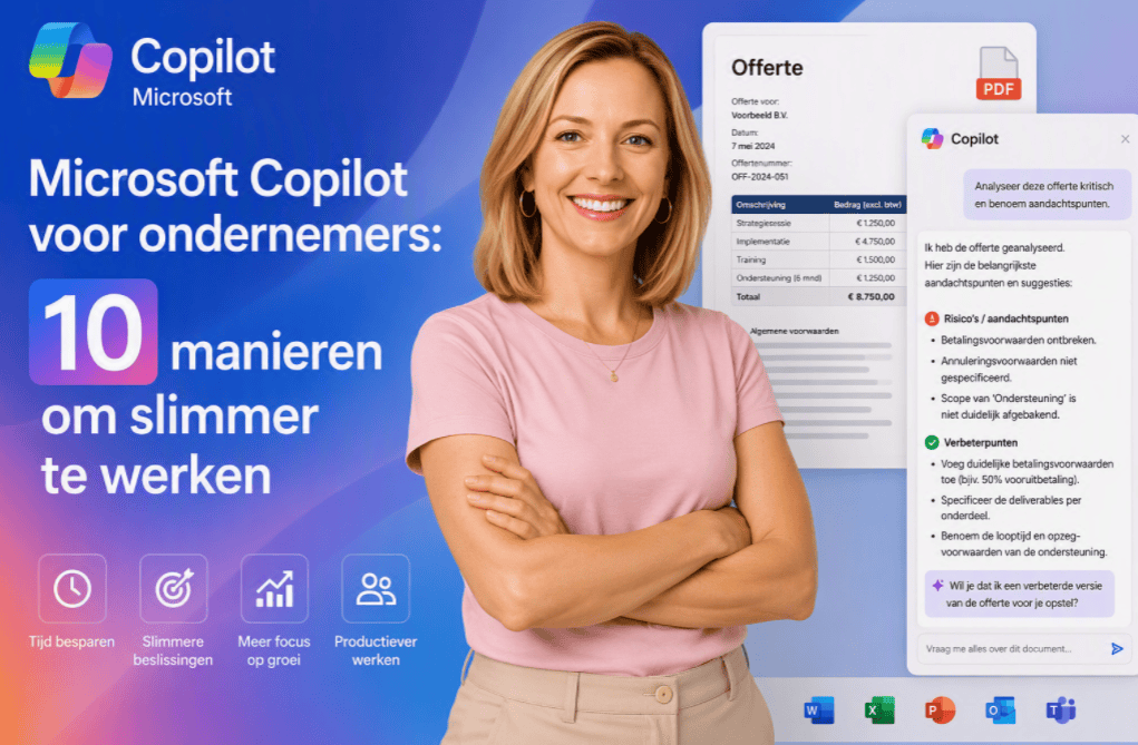Microsoft Copilot voor ondernemers: 10 manieren om slimmer te werken