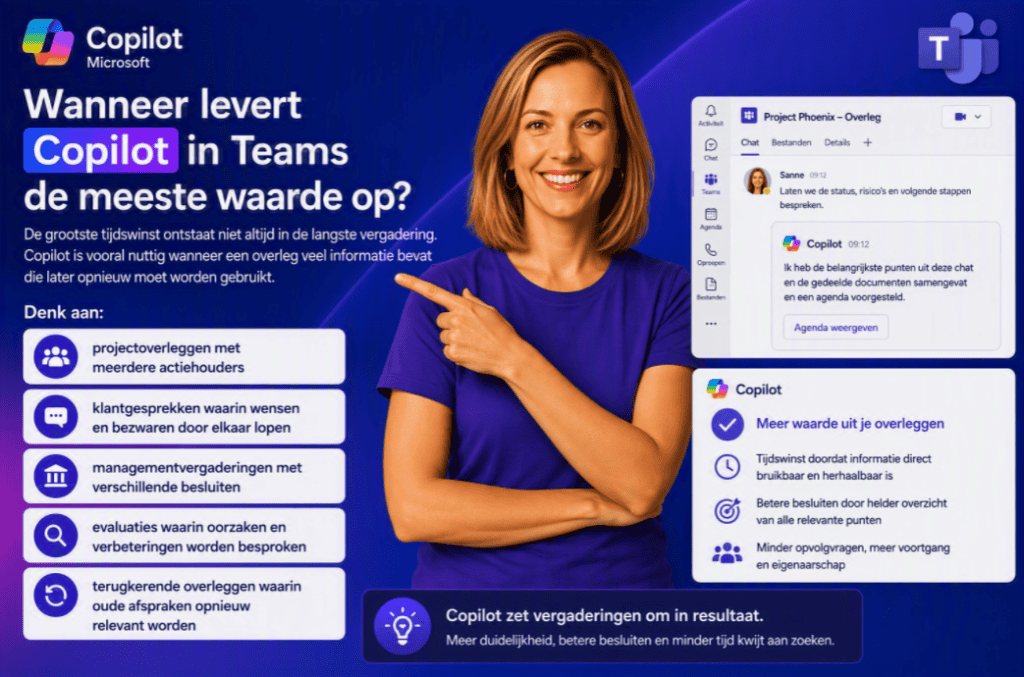 Sanne legt uit tijdwinst Copilot