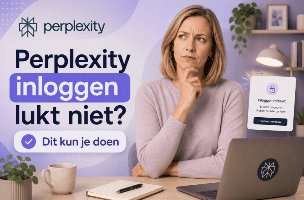 Perplexity inloggen lukt niet? Dit kun je doen