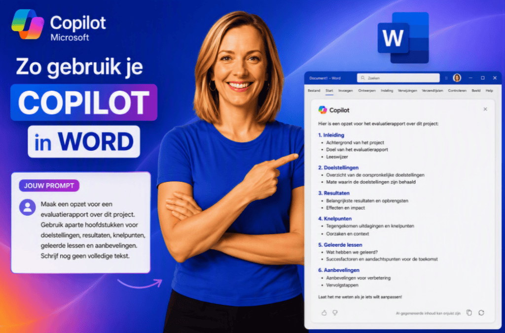 Copilot Word gebruiken