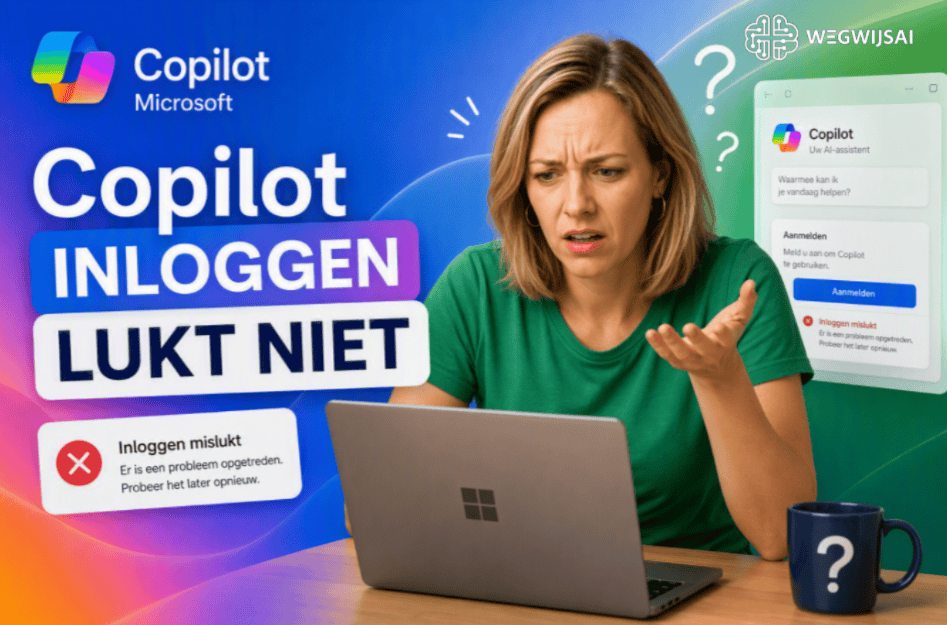 Copilot inloggen lukt niet