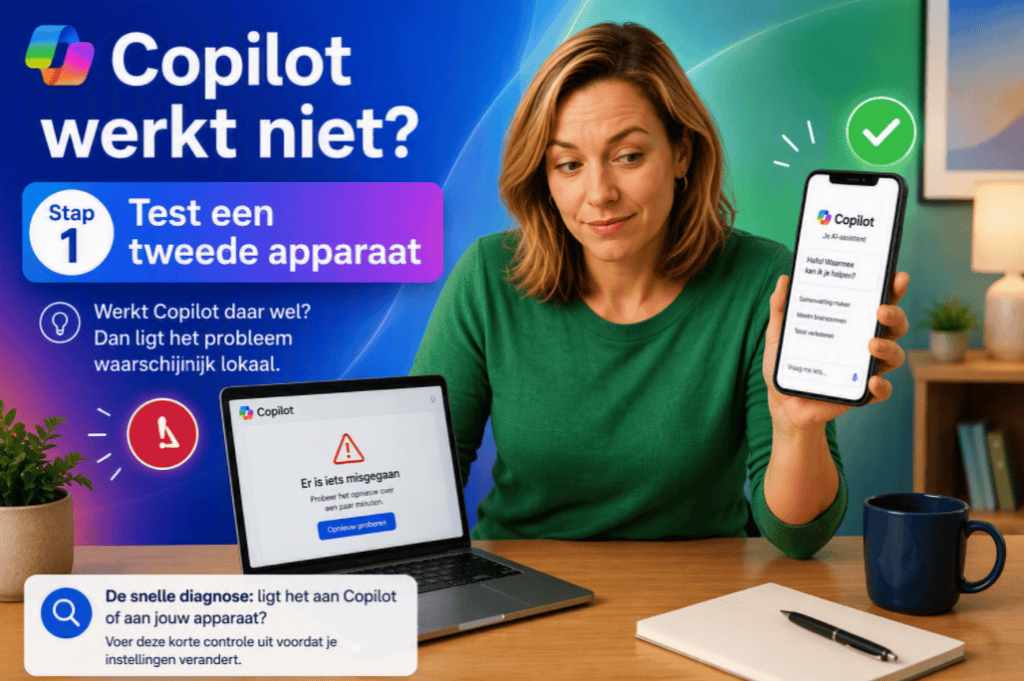 Copilot werkt niet snelle diagnose