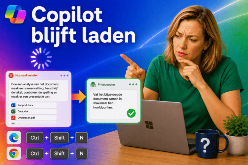 Copilot blijft laden