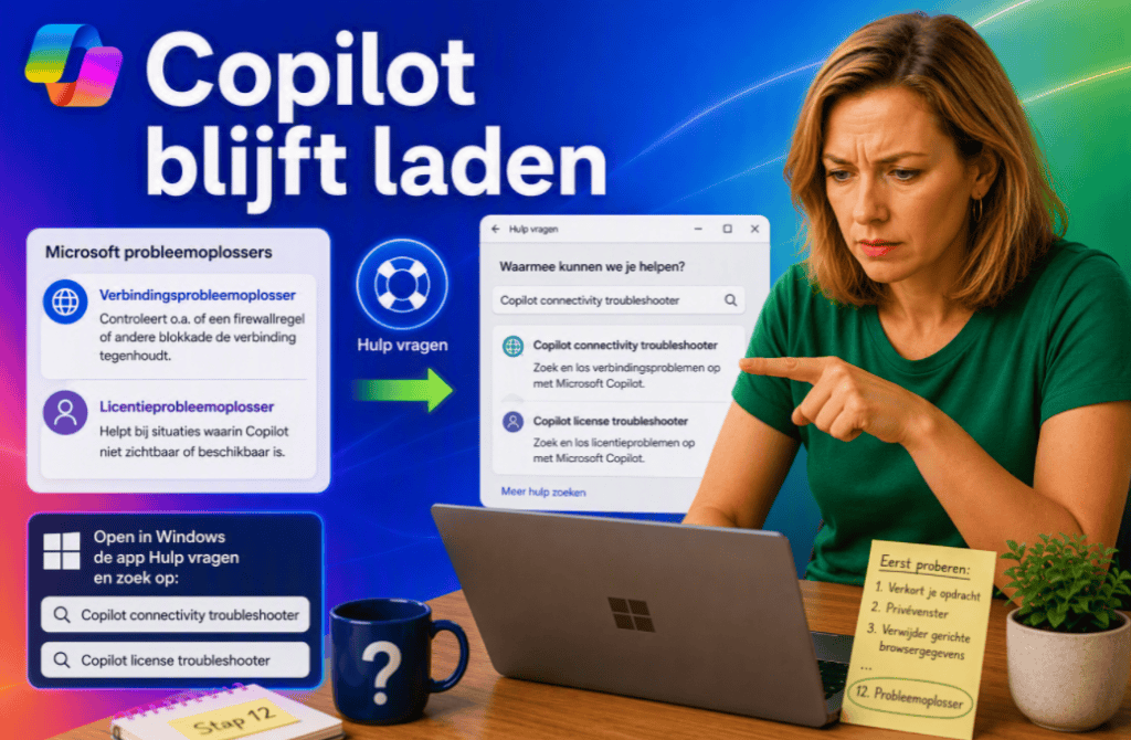 Copilot blijft laden probleemoplosser