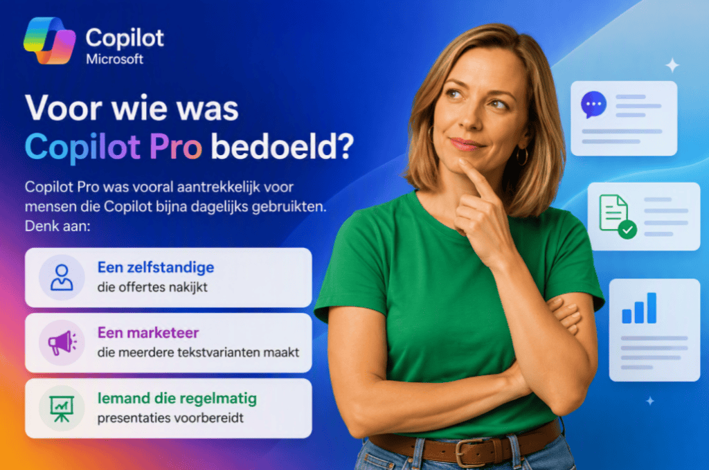 Voor wie was copilot bedoelt