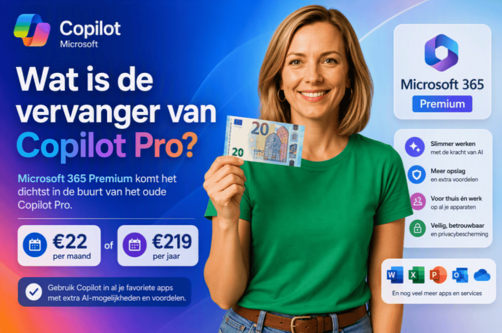 Vervanger copilot pro
