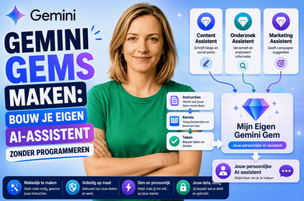 Gemini Gems maken: bouw je eigen AI-assistent zonder programmeren