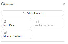 Audio overview screenshot copilot notebook